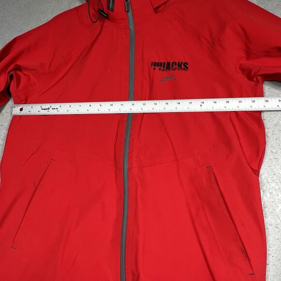 ZHIK Jacket Mens Size Large Red AroShell Relaxed Regular Fit Waterproof Jacket - Picture 6 of 16